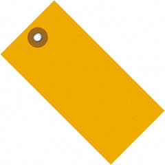 Dupont - 4-1/4" High x 2-1/8" Long, Safety & Facility Blank Tag - Orange Spunbonded Olefin - All Tool & Supply