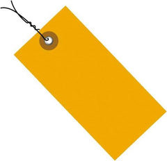 Dupont - 5-1/4" High x 2-5/8" Long, Safety & Facility Blank Tag - Orange Spunbonded Olefin - All Tool & Supply