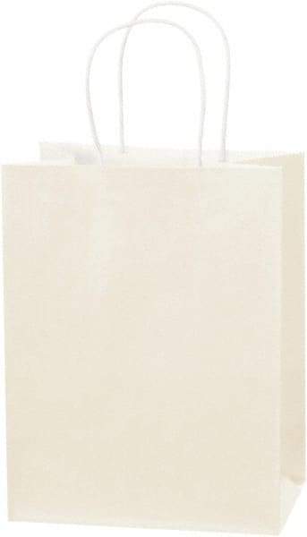 Made in USA - Kraft Grocery Bag - 8 x 4-1/2 x 10-1/4, French Vanilla - All Tool & Supply