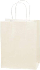 Made in USA - Kraft Grocery Bag - 8 x 4-1/2 x 10-1/4, French Vanilla - All Tool & Supply