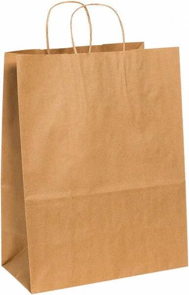 Made in USA - Kraft Grocery Bag - 13 x 7 x 17, Kraft - All Tool & Supply