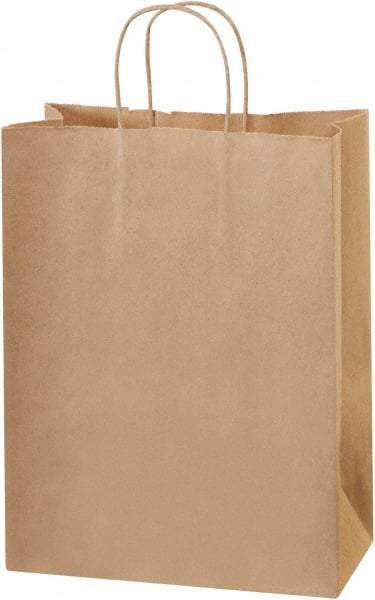 Made in USA - Kraft Grocery Bag - 10 x 5 x 13, Kraft - All Tool & Supply