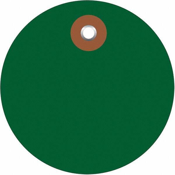 Made in USA - Safety & Facility Blank Tag - Green Vinyl - All Tool & Supply