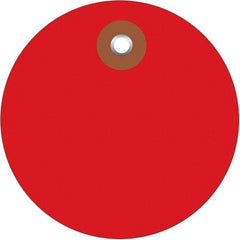 Made in USA - Safety & Facility Blank Tag - Red Vinyl - All Tool & Supply