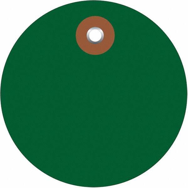 Made in USA - Safety & Facility Blank Tag - Green Vinyl - All Tool & Supply