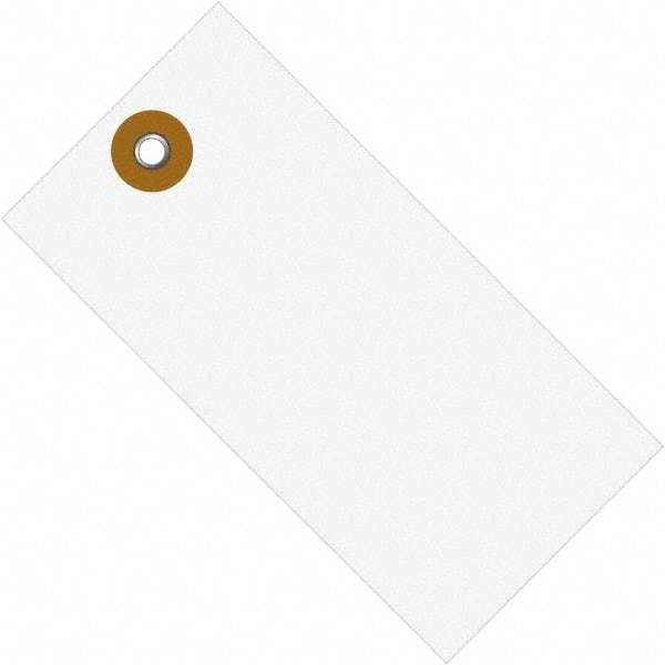 Dupont - 5-1/4" High x 2-5/8" Long, Safety & Facility Blank Tag - White Spunbonded Olefin - All Tool & Supply