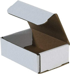 Made in USA - 8" Wide x 10" Long x 2" High Rectangle Crush Proof Mailers - 1 Wall, White - All Tool & Supply