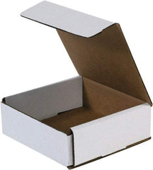 Made in USA - 10" Wide x 10" Long x 2" High Rectangle Crush Proof Mailers - 1 Wall, White - All Tool & Supply