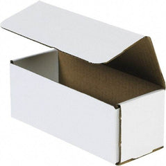 Made in USA - 3" Wide x 8" Long x 3" High Rectangle Crush Proof Mailers - 1 Wall, White - All Tool & Supply