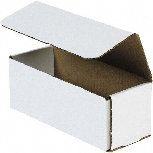 Made in USA - 6" Wide x 17" Long x 6" High Rectangle Crush Proof Mailers - 1 Wall, White - All Tool & Supply