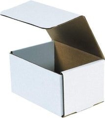 Made in USA - 5" Wide x 7" Long x 5" High Rectangle Crush Proof Mailers - 1 Wall, White - All Tool & Supply