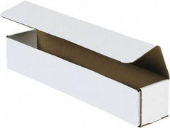 Made in USA - 2" Wide x 12" Long x 2" High Rectangle Crush Proof Mailers - 1 Wall, White - All Tool & Supply