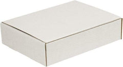 Made in USA - 9" Wide x 12" Long x 2" High Rectangle Crush Proof Mailers - 1 Wall, White - All Tool & Supply