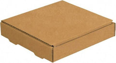 Made in USA - 14" Wide x 14" Long x 2" High Rectangle Crush Proof Mailers - 1 Wall, Kraft (Color) - All Tool & Supply