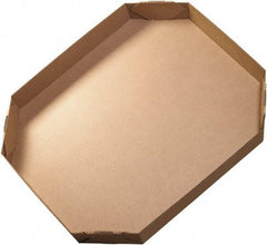 Made in USA - 38" Wide x 46" Long x 6" High Heavy Duty Corrugated Box - 1 Wall, Kraft (Color), 95 Lb Capacity - All Tool & Supply