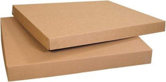 Made in USA - 41-1/4" Wide x 49-1/4" Long x 4" High Rectangle Heavy Duty Corrugated Box - 1 Wall, Kraft (Color), 95 Lb Capacity - All Tool & Supply