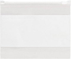 Value Collection - 6 x 9", 3 mil Slide-Seal Reclosable White Block Polybags - Clear - All Tool & Supply