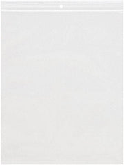 Value Collection - 9 x 12", 2 mil Reclosable Polybags with Hang Hole - Clear - All Tool & Supply