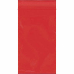 Value Collection - 3 x 5", 2 mil Reclosable Polybags - Red - All Tool & Supply