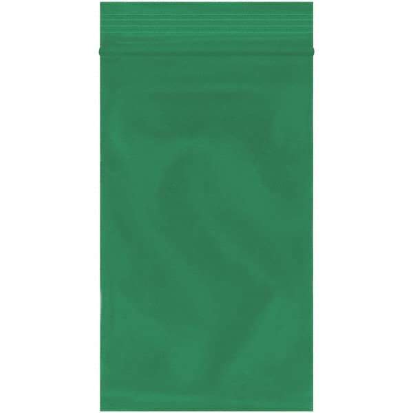 Value Collection - 3 x 5", 2 mil Reclosable Polybags - Green - All Tool & Supply