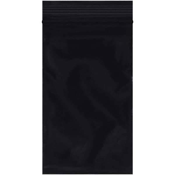 Value Collection - 3 x 5", 2 mil Reclosable Polybags - Black - All Tool & Supply