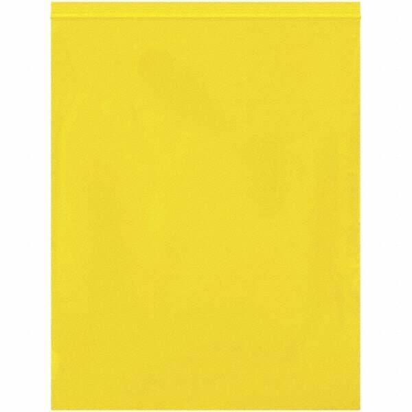 Value Collection - 12 x 15", 2 mil Reclosable Polybags - Yellow - All Tool & Supply