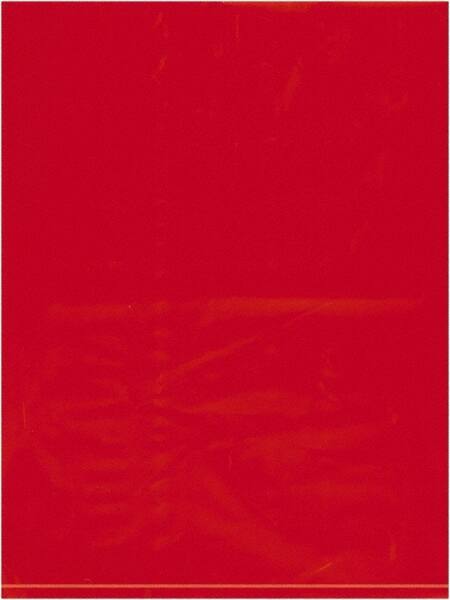 Value Collection - 9 x 12", 2 mil Flat Polybags - Red - All Tool & Supply