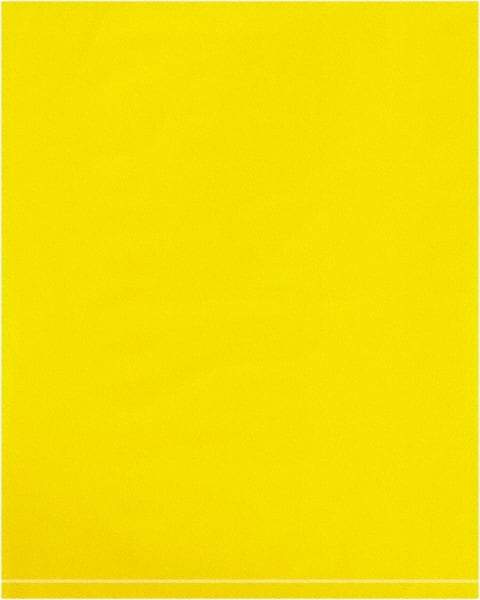 Value Collection - 12 x 15", 2 mil Flat Polybags - Yellow - All Tool & Supply