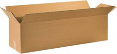 Made in USA - 10" Wide x 36" Long x 10" High Rectangle Corrugated Shipping Box - 1 Wall, Kraft (Color), 65 Lb Capacity - All Tool & Supply