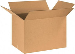 Made in USA - 20" Wide x 30" Long x 20" High Rectangle Heavy Duty Corrugated Box - 2 Walls, Kraft (Color), 100 Lb Capacity - All Tool & Supply