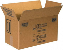 Made in USA - 8-1/2" Wide x 17" Long x 9-5/16" High Rectangle Corrugated Shipping Box - 1 Wall, Kraft (Color), 95 Lb Capacity - All Tool & Supply