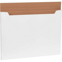 Made in USA - 22-1/2" Wide x 30" Long x 1" High Rectangle Crush Proof Mailers - 1 Wall, White - All Tool & Supply