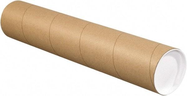 Made in USA - 4" Diam x 26" Long Round Kraft Mailing Tubes - 1 Wall, Kraft (Color) - All Tool & Supply