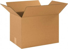 Made in USA - 12" Wide x 17" Long x 12" High Rectangle Corrugated Shipping Box - 1 Wall, Kraft (Color), 65 Lb Capacity - All Tool & Supply