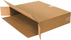 Made in USA - 5" Wide x 24" Long x 18" High Rectangle Corrugated Shipping Box - 1 Wall, Kraft (Color), 65 Lb Capacity - All Tool & Supply