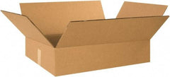 Made in USA - 18" Wide x 24" Long x 6" High Rectangle Heavy Duty Corrugated Box - 2 Walls, Kraft (Color), 100 Lb Capacity - All Tool & Supply