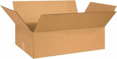 Made in USA - 15" Wide x 26" Long x 5" High Rectangle Corrugated Shipping Box - 1 Wall, Kraft (Color), 65 Lb Capacity - All Tool & Supply