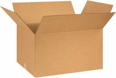 Made in USA - 18" Wide x 26" Long x 14" High Rectangle Corrugated Shipping Box - 1 Wall, Kraft (Color), 65 Lb Capacity - All Tool & Supply