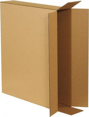 Made in USA - 5" Wide x 28" Long x 24" High Rectangle Corrugated Shipping Box - 1 Wall, Kraft (Color), 65 Lb Capacity - All Tool & Supply