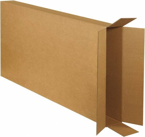 Made in USA - 6" Wide x 28" Long x 52" High Rectangle Corrugated Shipping Box - 1 Wall, Kraft (Color), 65 Lb Capacity - All Tool & Supply