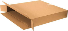 Made in USA - 8" Wide x 70" Long x 42" High Rectangle Moving Boxes - 1 Wall, Kraft (Color), 140 Lb Capacity - All Tool & Supply