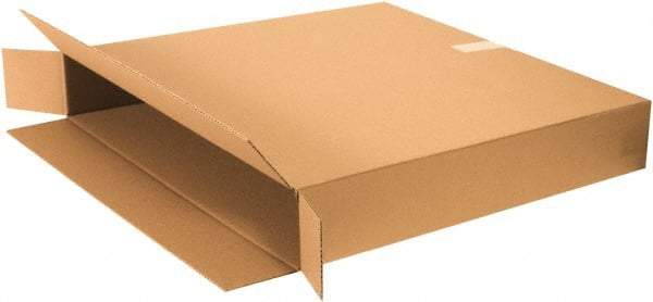 Made in USA - 8" Wide x 46" Long x 30" High Rectangle Moving Boxes - 1 Wall, Kraft (Color), 120 Lb Capacity - All Tool & Supply