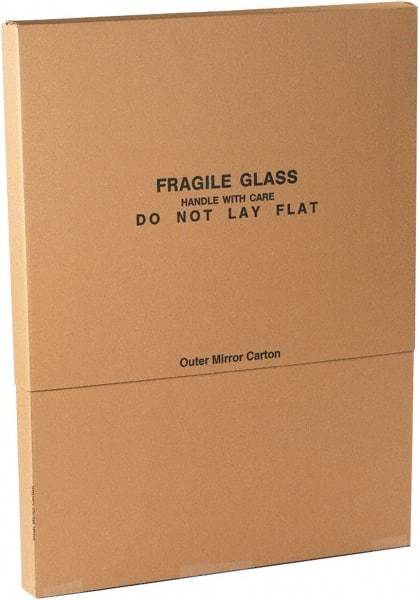 Made in USA - 4-1/16" Wide x 37-5/16" Long x 31" High Rectangle Moving Boxes - 1 Wall, Kraft (Color), 65 Lb Capacity - All Tool & Supply