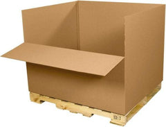 Made in USA - 40" Wide x 48" Long x 36" High Rectangle Heavy Duty Corrugated Box - 1 Wall, Kraft (Color), 120 Lb Capacity - All Tool & Supply