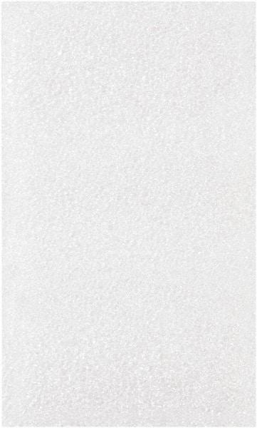 Made in USA - 3 x 5", Flush Cut Foam Pouches - White - All Tool & Supply