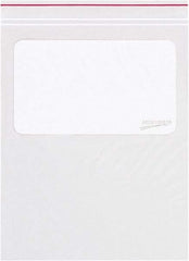 Minigrip - 3 x 4", 2 mil Minigrip White Block Reclosable Polybags - Clear - All Tool & Supply