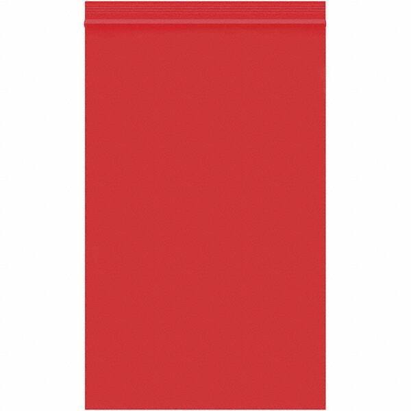 Value Collection - 5 x 8", 2 mil Reclosable Polybags - Red - All Tool & Supply