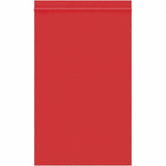 Value Collection - 5 x 8", 2 mil Reclosable Polybags - Red - All Tool & Supply