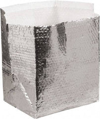 Made in USA - 12" Long x 10" Wide x 9" High x 3/16" Thick Box Liner - Silver, Case - All Tool & Supply