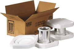 Made in USA - 10-1/4" Long x 5-1/8" Wide x 6-3/16" High Shipper Kit - Each - All Tool & Supply